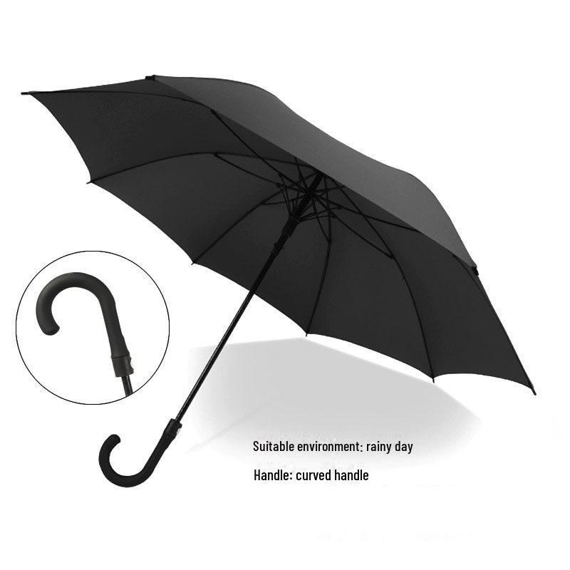 Men's Large Heavy-Duty Long Handle Golf Umbrella with Logo