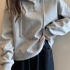 Trendiges Damen-Kapuzensweatshirt im koreanischen Stil, perfekt für Herbst und Winter, leichte und vielseitige Studentenjacke