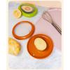 Onion Storage and Avocado Saver, 4pcs Silicone Fruit Storage Box, Multifunctional Fruit and Veggie Savers Containers Perfect for Lemons, Cheese,