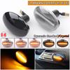 2 Pieces for MINI Cooper R55 R56 R57 R58 R59 CL-R56-LSM-SM Led Dynamic Side Marker Turn Signal Light Sequential Blinker Light