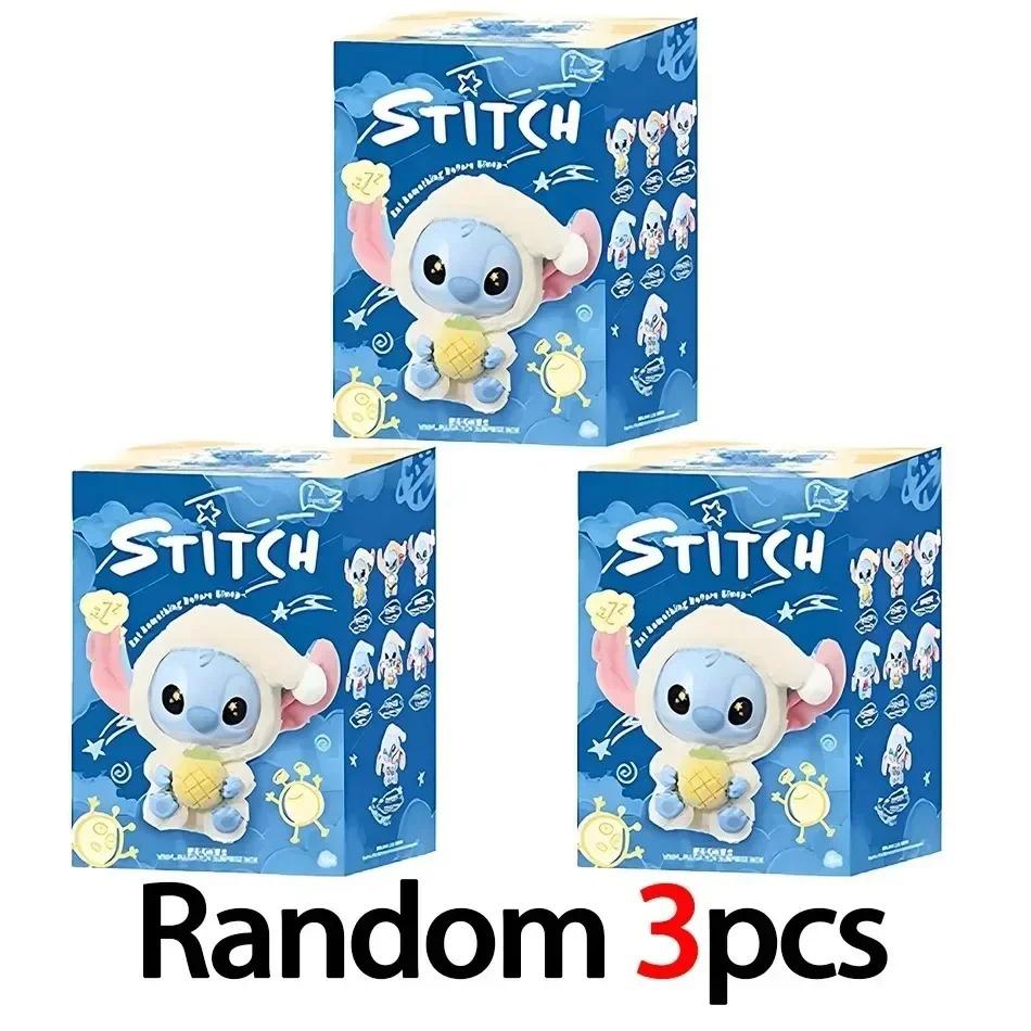 Eat Stitch Something Before Sleep Series Blind Box Toy Mystery Box Anime Figure Stitch Doll Pendant Ornaments Kid Christmas Gift