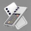 For S26 Ultra Transparent Card Slot Silicone Case For Samsung Galaxy S26 S25 Edge S24 S23 S22 S21 Note 20 Ultra Protection Cover