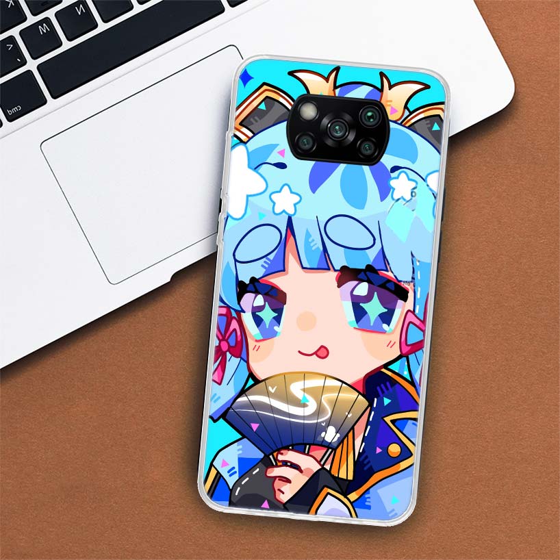 Genshin Impact Cute Phone Case For Xiaomi Poco F7 Ultra X7 X6 Pro X5 Redmi 15 15C 13 13C 12 12C 10 10A 10C 9 9A 9C 9T Shell Poco