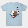 Asiatische Größe Baumwolle Unisex T-Shirt Druck T-Shirt Shoresy Sudbury Blaubeer-Bulldogs #69 Captain Pullover T-Shirt No-Cut Print Reguläre Passform