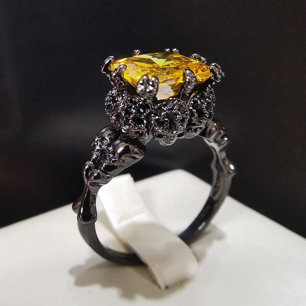 Punk Skull Halloween Rings