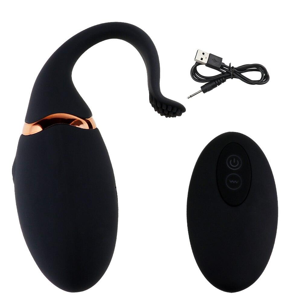 10 Speeds G Spot Kegal Ball Fjernkontroll Silikon Mute Egg Vibrator Vagina Tight Exercise Sex Leke for kvinner Sex Machine