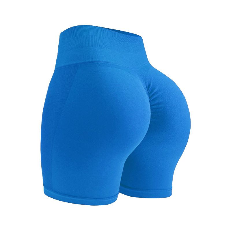 

Shapewear Seamless Fashion Yoga Pants Peach Hip Clip Exercise Cycling Fitness Shorts Hip Lifting Leggings Sky blue S (Recommended 52.5-60kg)