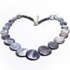 JMXD-Exaggerated Popular Natural Shell Bead Pearl Necklace Women's Handwoven Necklace Collarbone Chain Clothing Accessories