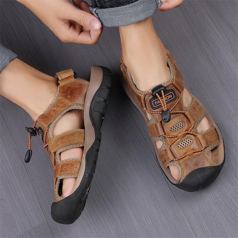 Men's Sandal Summer New Style Breathable Fashion Versatile Men's Shoes Comfortable Lightweight Men's Roman Shoes Slippers