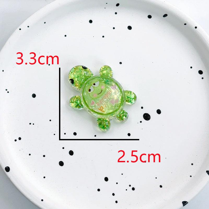 Flashing Resin Luminous Turtle Ornaments - Large & Small DIY Accessories