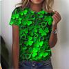 Women's T-shirt 3D Pattern Printed Casual Short Sleeved O-Neck Top Fashionable Street Women's Clothing