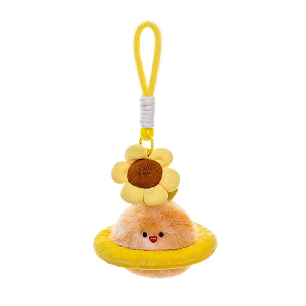 Cute And Funny Cartoon Plush Toy Doll Creative Plant Planet Pendant Backpack Keychain Pendant Gift