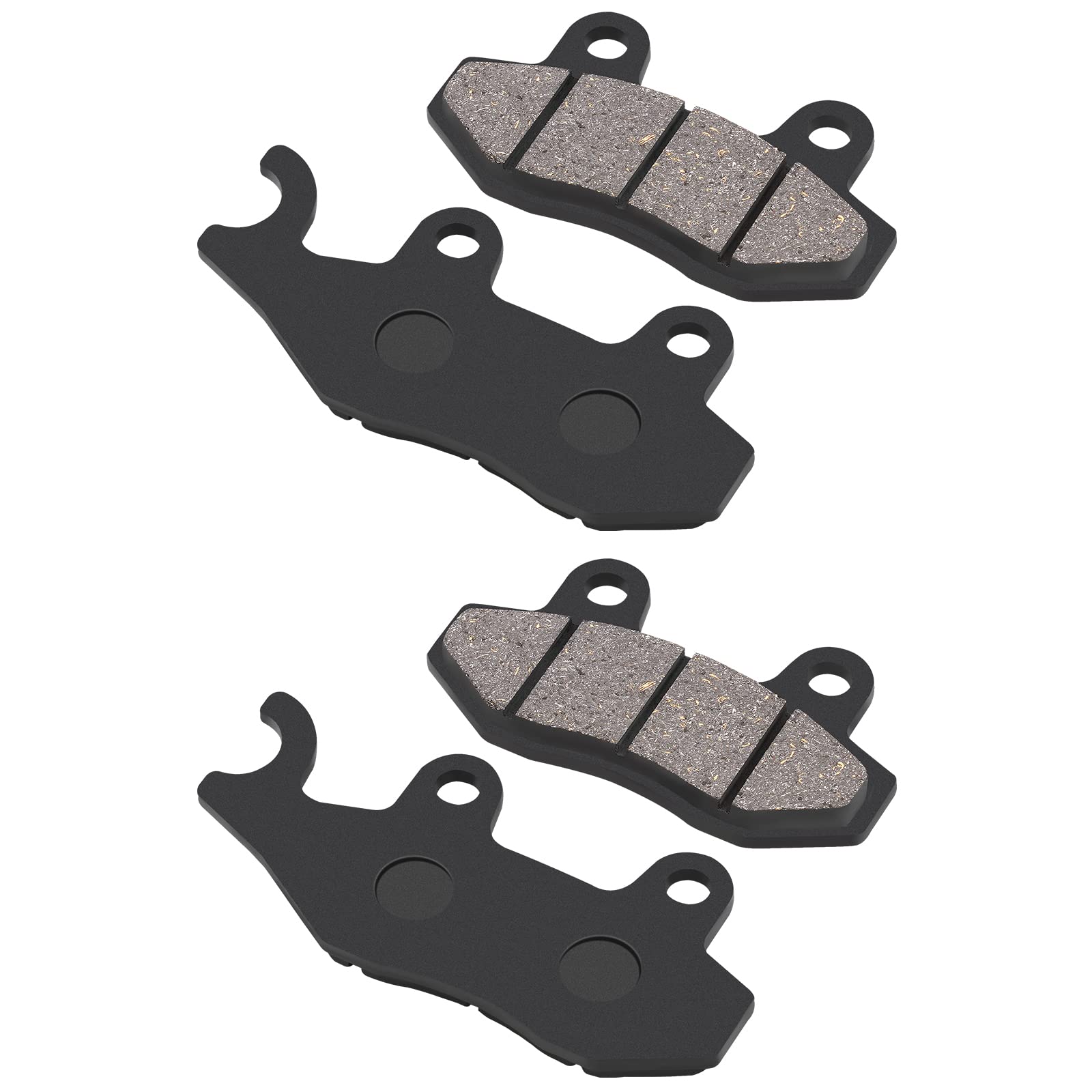 MOACCE Motorcycle Brake Pad Set for Front and Rear Compatible 2 pairs