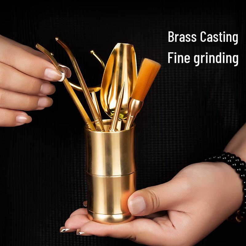 Yijuke Mini Copper Tea Ceremony Tool Set