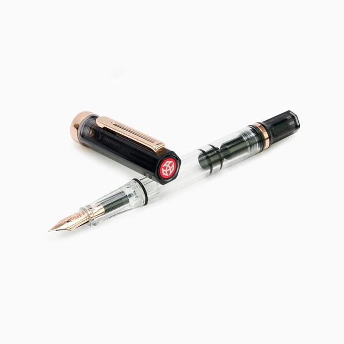 Twisbi Fountain Pen Eco TW02000 Smoke Rose Gold Black