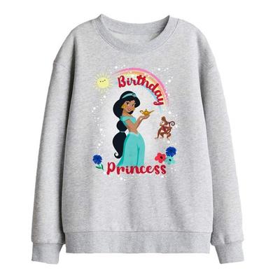Childrens/Kids Birthday Princess Jasmine Abu Sweatshirt