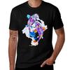 Decorative Koi Tattoo Tshirt All Match Basic Short Sleeve Top