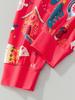 Autumn/Winter Children's Christmas Pajama Set: Cartoon Print Long Sleeve & Pants