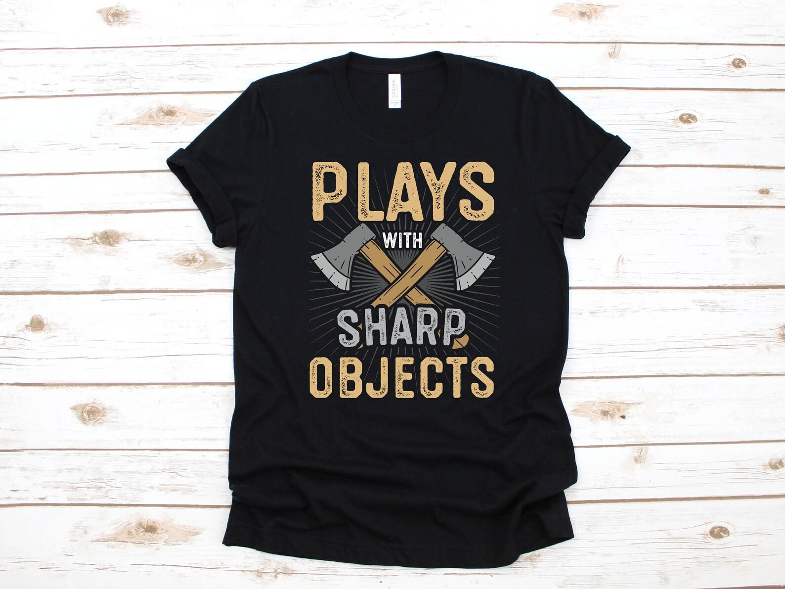 Funny Axe Throwing T-Shirt, Lumberjack Gift, Ax Tank Top, Axe Thrower, T-shirt, T-shirt,T-shirt, Apparel Gift L