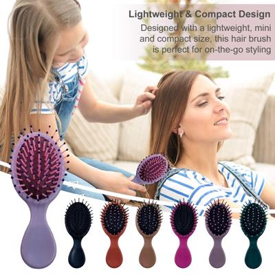 Mini Tragbare Haarbürste Weiche Borsten Kopfhautmassage Tragbar Antistatisch Haarstyling Entwirren