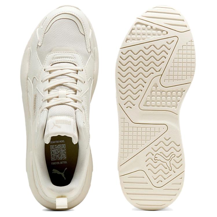 New PUMA X Ray 3 Anti Slip Wear Resistant Low Top Casual Running Shoes Unisex Ecru 399064-09