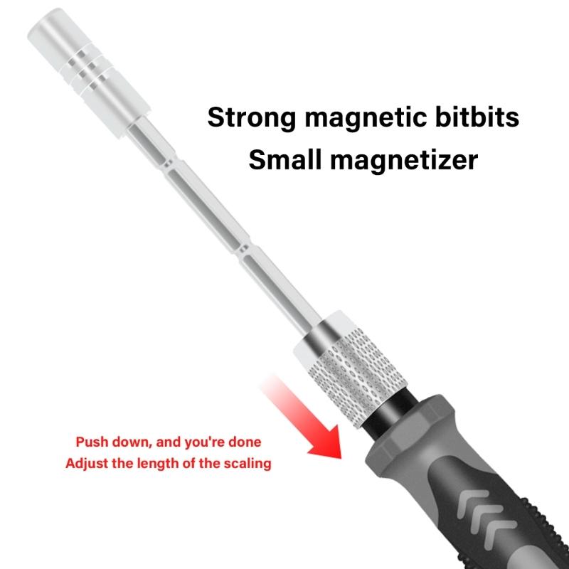 Professional 114 Pieces Magnetic Screwdriver Set with Ergonomic Handle Suitable for Phone Laptop Watches Cameras Repair
