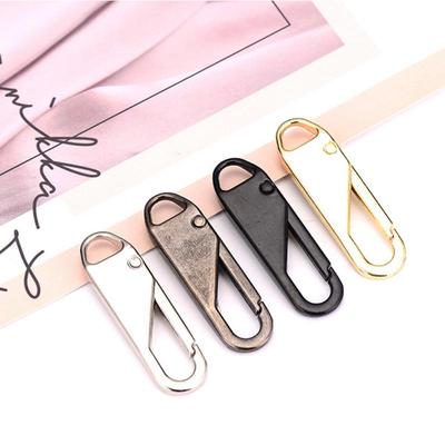 Creative Tool-free Detachable Zipper Head Luggage School Bag Jacket Clothes Metal Zipper Pendant Pull Tab DIY Sewing Supplies