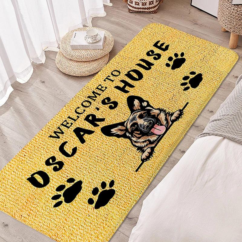 Carpet for Bedroom Lovely Pet Foot Mat Cat Dog Entrance Doormat Living Room Hallway Bathroom Rug Kitchen Accessories