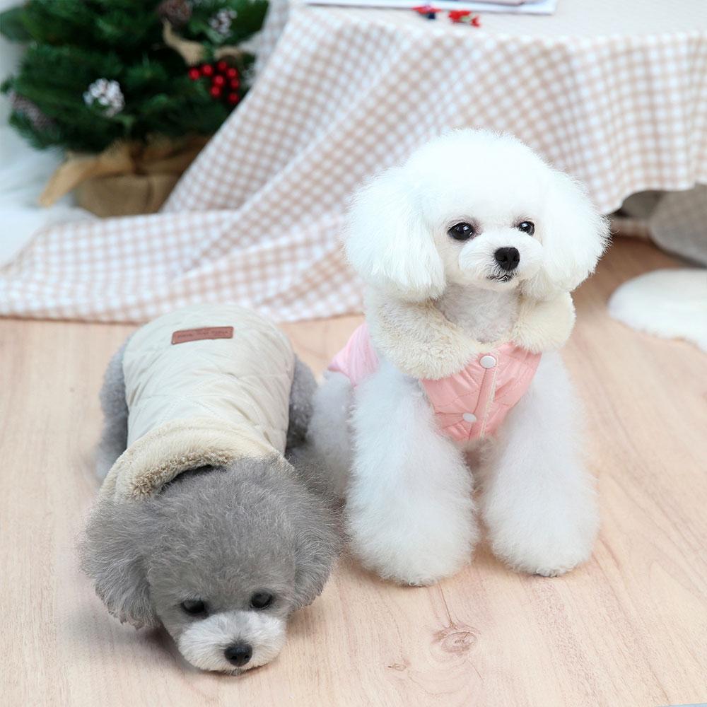 Soft Warm Pet Jacket Clothes 3 Colors Winter Puppy Dogs Cats Clothing Pet Outfits French Bulldog Chihuahua Pug Coat Vest S-XXL