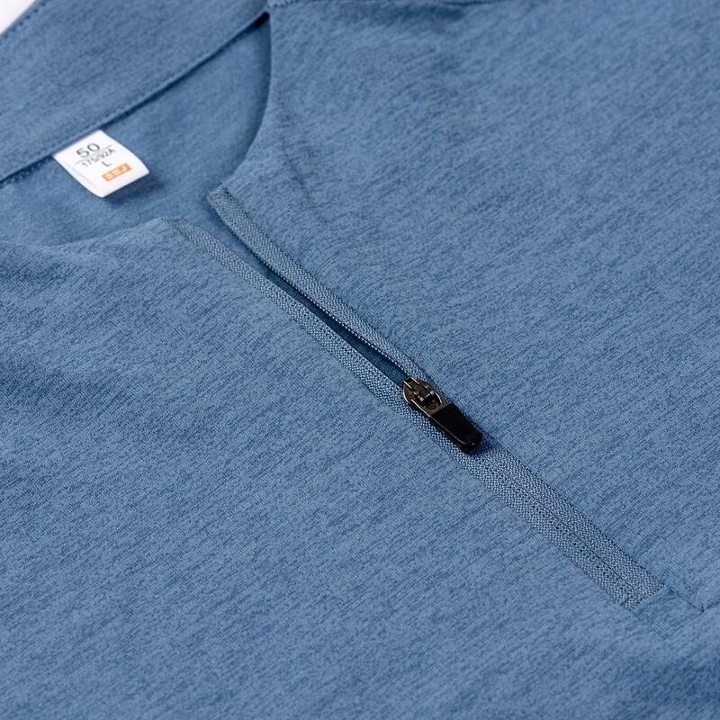 JOW Men's Quick-Dry Zipper Collar T-Shirt
