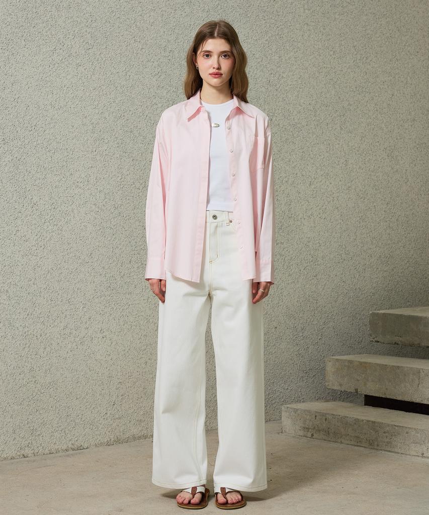 Alikim Bright Oversized Shirt / Pink
