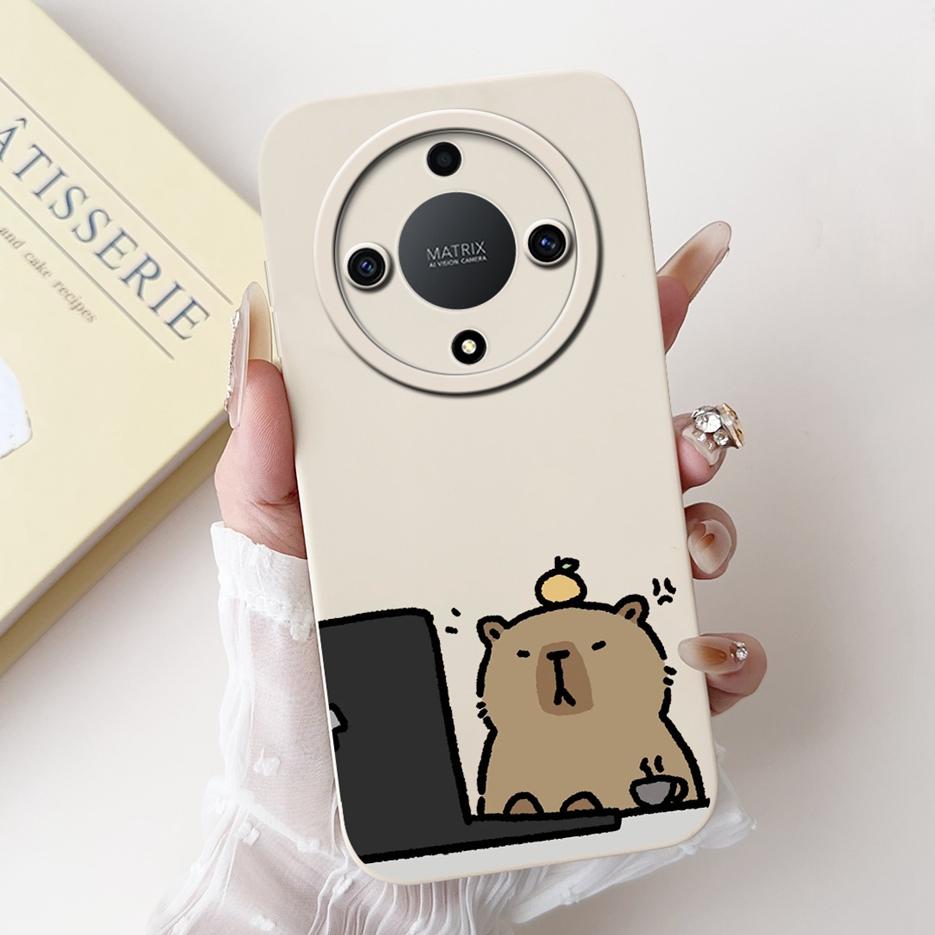 For Honor X9b Case Magic6 Lite ALI-NX3 Cute Panda Cartoon Cover Shockproof Phone Case For Honor Magic 6 Lite HonorX9b Soft Shell