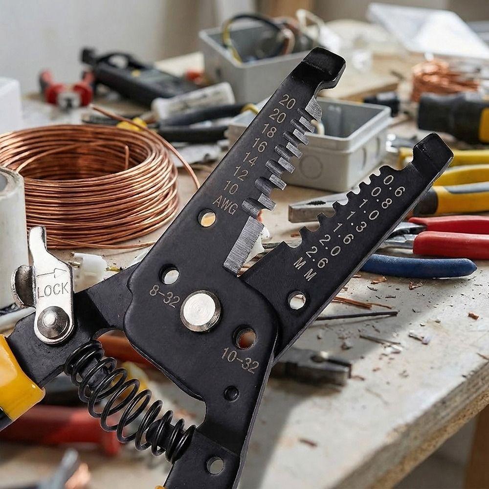Pressing Cable Wire Stripping Pliers Wire Cutting Crimping Pliers  Winding Screwing