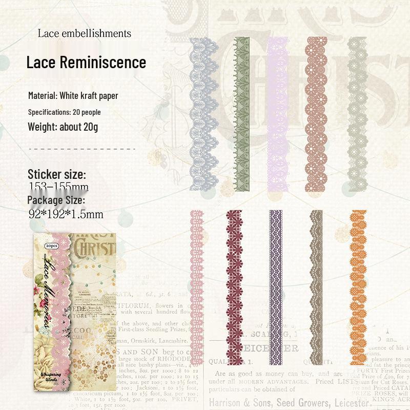 Ancient Style Laser PET Waterproof Tape and Flowing Sand Stickers for DIY Journals and Background Decorations
