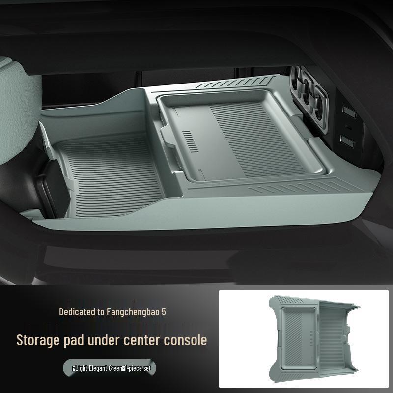 

Leopard 5 Center Console Silicone Storage Box for Glasses and Accessories