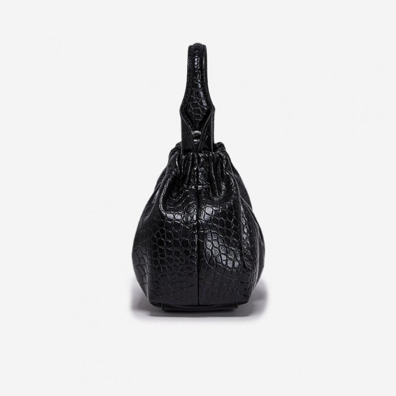 By Esquire Women Melia Croco Tote Bag Black