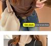 Women's Elegant Slim Fit Long-Sleeve Round Neck Top for Early Autumn