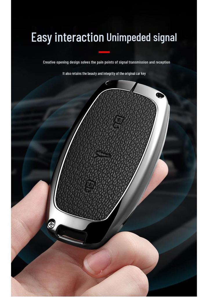 New Metal Key Shell Cover for Fengshen L8 Dream Ideal Edition (25 Models) - Car Accessory