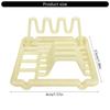 Miniature Dish Rack Model Figurine Kitchenware Shelf For 1/12 Scale Doll House Decoration Kitchen Scene Arrangement