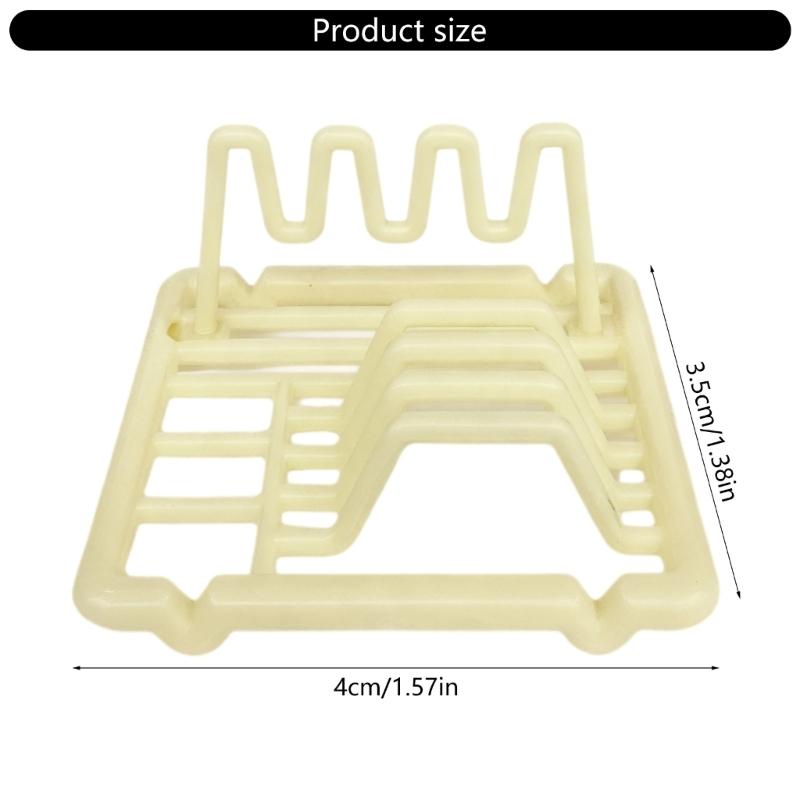Miniature Dish Rack Model Figurine Kitchenware Shelf For 1/12 Scale Doll House Decoration Kitchen Scene Arrangement