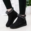 Fashion Zipper Design Winter Boots Women Warm Plush Snow Shoes Ladies Ankle Boots Comfort No-slip Loafers Designer Casual Flats