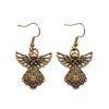 Angel Charm Dangle Earrings Retro Jewelry Design Wing Pendants Women Jewelry