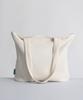 Green Stuff Unpretentious Yet Modern Shopper Bag 67 Pleated Fringes - Ivory