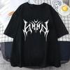 Women's T-shirt Harajuku Hip-Hop Loose Punk Letter Printing Women Oversize Short-sleeve Tops Y2K Clothing Vintage T Shirt