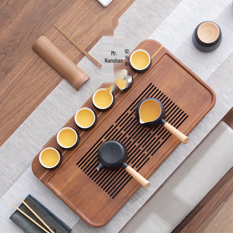 Nanshan Mr. Black Pottery Kung Fu Tea Set