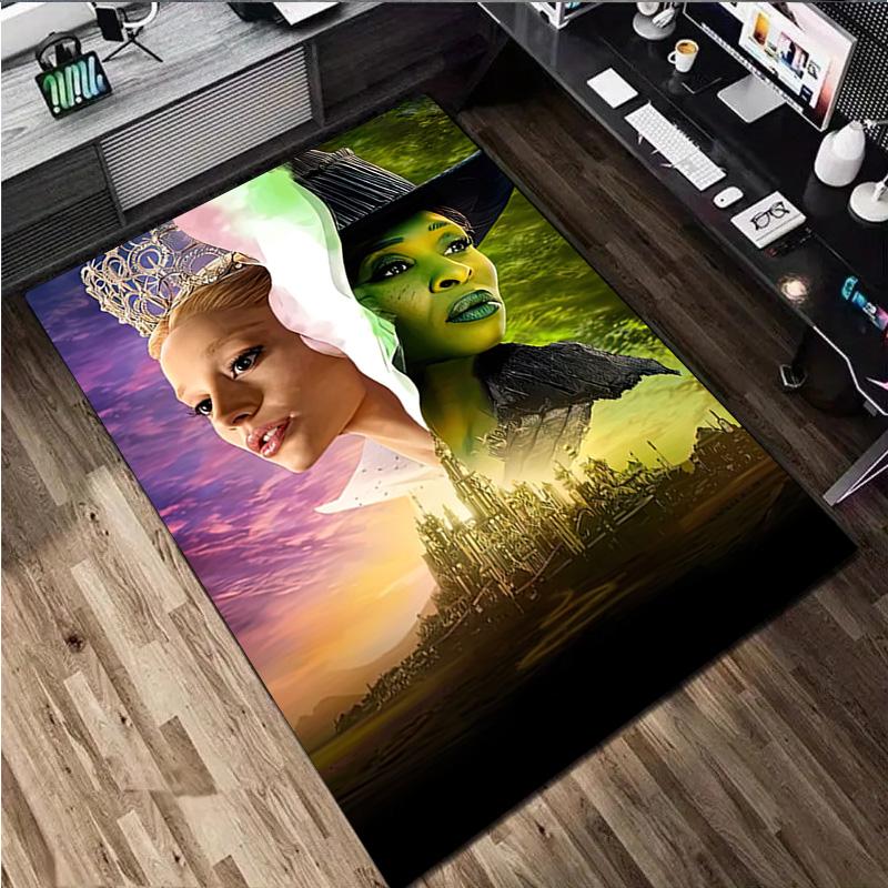 Witch Princess Print - Home Rug Office Carpet Room Rug Computer Chair Area Rug Holiday Gift