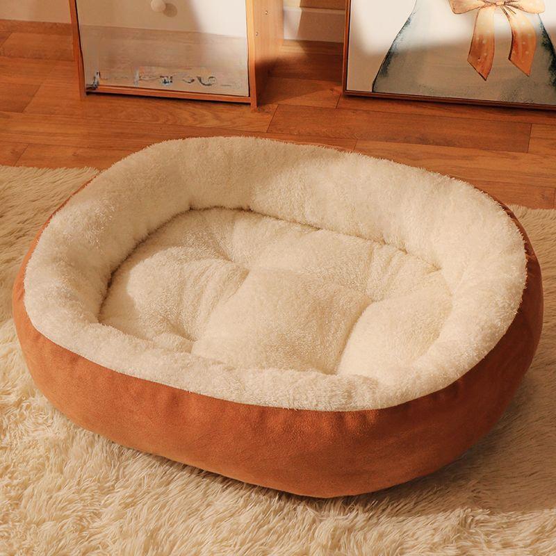 New Dog Kennel  Oval Pet Kennel  Summer Cool Kennel Dog Bed  Medium and Large Kennel Mat  Winter Warm Cat Kennel