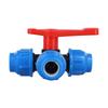 PE Pipe 3 Way Ball Valve High Quality PE Pipe Joint 20mm 25mm 32mm 40mm 50mm Connection Hose Professional Water Flow Solutions