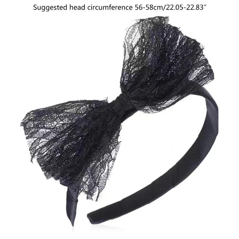 Spitzen Schleifen Stirnband Mädchen Haar Stirnbänder Sommer Dopamin Farbe Haarband Kopfreifen Kopfschmuck Haarschmuck