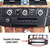 Fibră de carbon pentru interiorul mașinii pentru climatizare centrală CD panou capac ornamente autocolante pentru BMW Seria 5 E60 2004-2010 